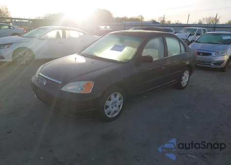2002 Honda Civic Ex from USA, damaged, VIN 1HGES26762L058939